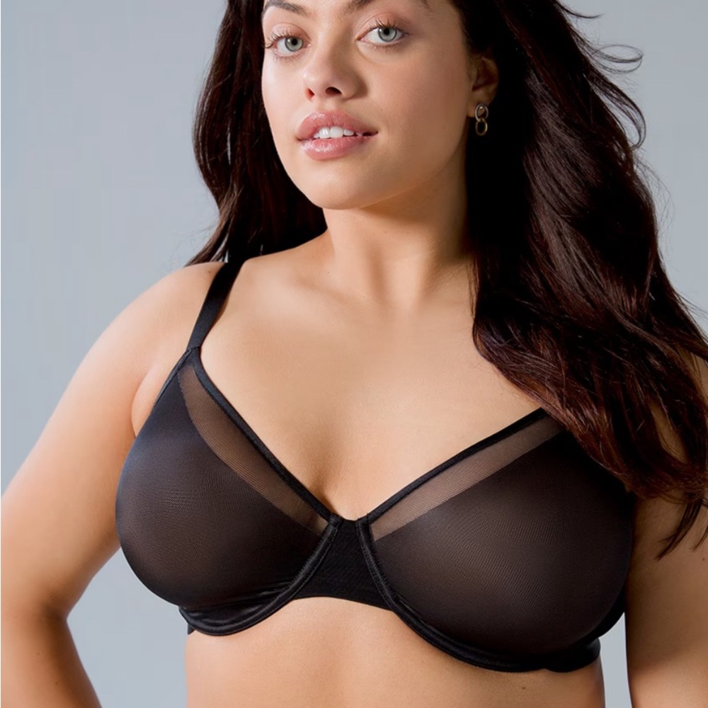 NWT Soma Black Unbelievable Lift Scoop Balconette Bra